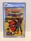 Amazing Spider-Man Annual #2 1965 CGC 2.0 OW Pages Dr Strange Xanadu