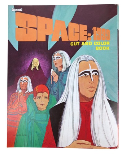 Espacio: Libro de corte y color 1999 Saalfield 1975 ¡Sin usar nuevo estado!! - Imagen 7 de 7