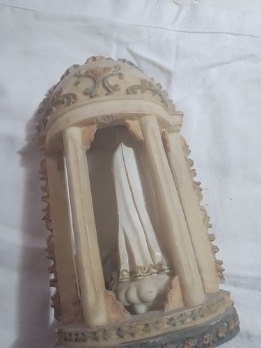 Madonna Di Fatima Statuina Con Altare Cm18 - Foto 3 di 3