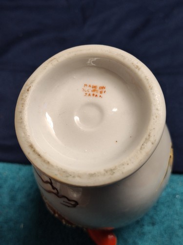 Nice Vintage Porcelain Vase 6" 1945-1951 Made In Occupied Japan Moriage Dragon - Picture 9 of 10