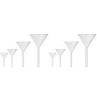  8 pcs Filter Funnel: 40mm 50mm 75mm 100mm Versatile Glass Funnels Set For