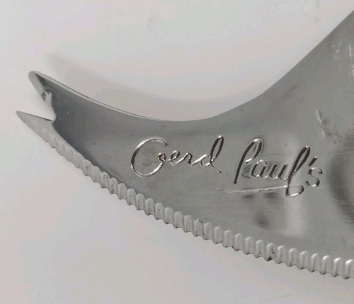 Vintage Flaschenöffner Messer Gabel Multi Bar Werkzeug signiert Gerd Paul's Holz rostfrei - Bild 6 von 9