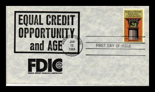 DR JIM STAMPS US COVER FDIC 50TH ANNIVERSARY FDC ALEXANDER HAND MADE