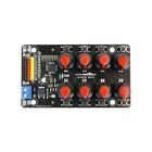 Acht-Wege-Servocontroller-Roboterarm-Testplatine, Treiberknopf, 8-Wege-PWM-8443