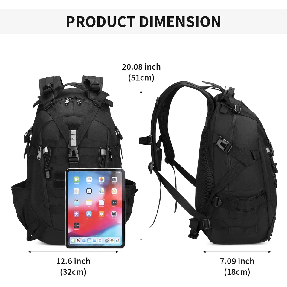 40L 50L 100L Rucksack Armee Outdoor Trekking Wandernrucksack BW Kampfrucksack - Bild 4 von 4