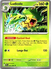 Ludicolo 007/094 Uncommon Phantasmal Flames Pokemon NM