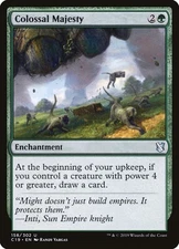 1x Colossal Majesty - Commander 2019 - NM  -  MTG