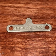 Vintage ~ Beech-Nut Baby Food ~ Metal Jar Opener / Lid Lifter