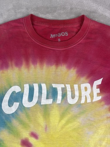 Pacsun Mens Migos Culture Rainbow Tie-Dye T-Shirt Small - Picture 2 of 9