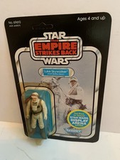 STAR WARS TESB 1981 Luke Skywalker Hoth 45 BACK  MOC Unpunched VINTAGE KENNER