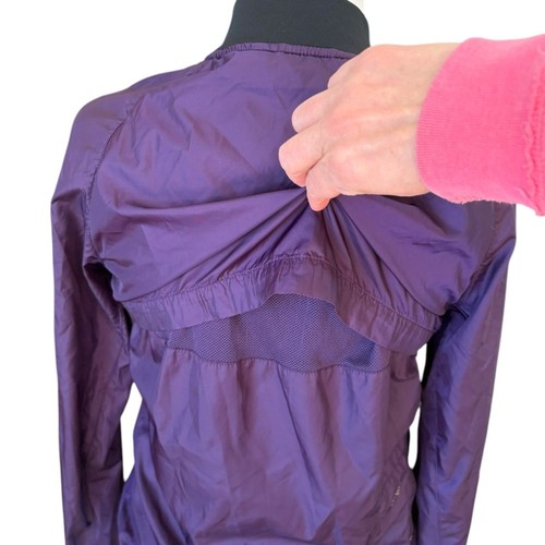 Nike Sphere Dri Fit Running Bomber Jacket Womens Size Small Purple - Picture 7 of 12