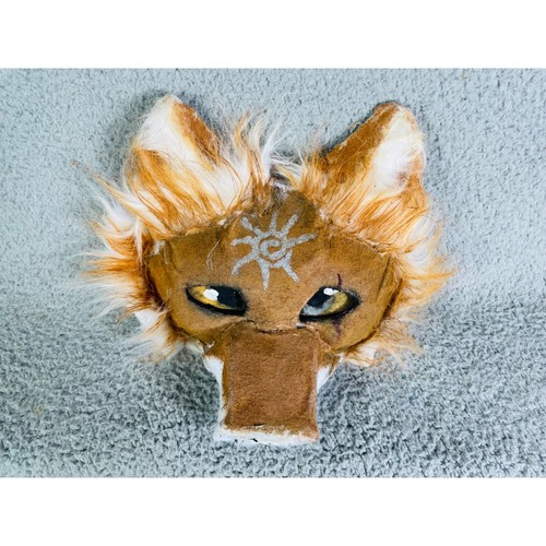 Handmade Fursuit Therian Mask Head Base Mask Cosplay Costume Halloween Fox Wolf - Picture 8 of 13