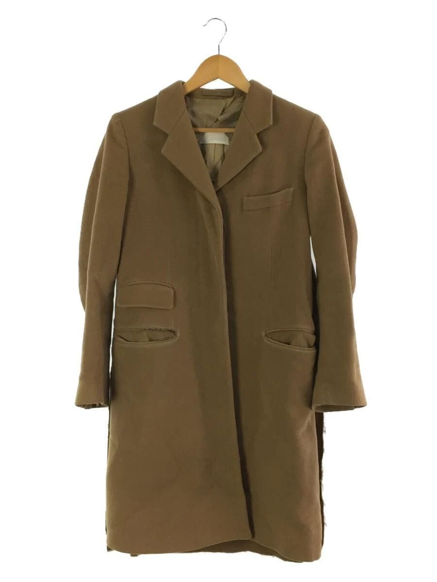 MAISON MARGIELA Cappotto Martin Margiela Altro 01AW Bianco Tag Misto Cashmere 42 Lana Cammello