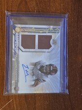 2024 Topps Resurgence - Amped Up Rookie Patch Autographs Luke McCaffrey #AU-LMC