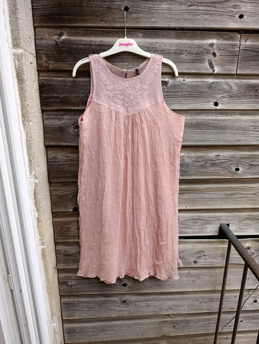 Haut En Dentelle Corail Naf Naf Taille 38 - Occasion Très Bon état