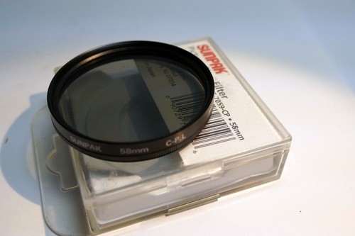 Sunpak Circular Polarizer C-PL 58mm Lens Filter Polar C. P. L. - Picture 10 of 13