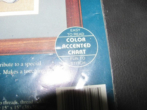Vintage Sunset Counted Cross Stitch Kit Rose Anniversary Record Sealed Package - Picture 2 of 7