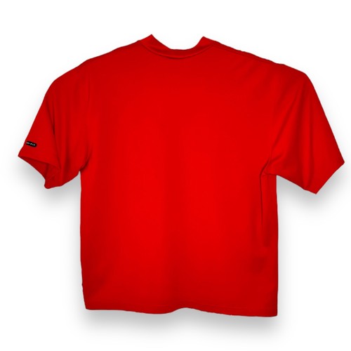 Camiseta De Colección Nike Cuello Simulado Manga Corta Talla Grande Roja Universidad Estatal de Ohio - Imagen 9 de 11