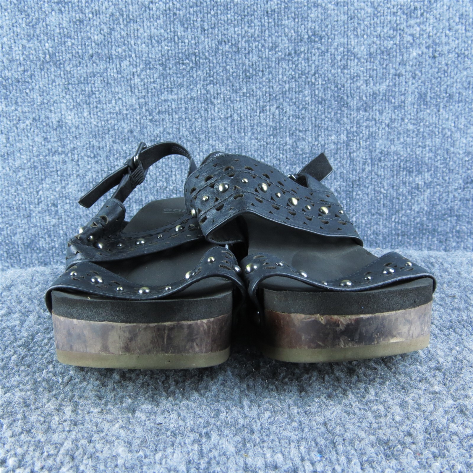 APL Scarpe sandalo donna Earth Pine Toba cinturino alla caviglia misura 8 5 media pelle nera