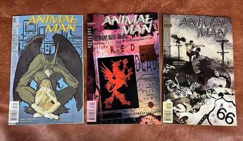 Lote de 45 cómics 1990-94 DC Comics & Vertigo Animal Man #27-40 44-57 59-75 - Imagen 9 de 9