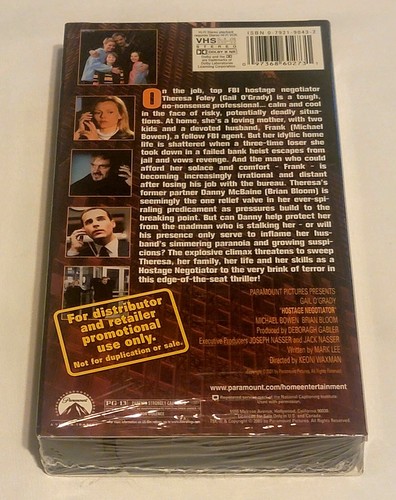 Hostage Negotiator (VHS Promo) NEW SEALED - Paramount  - Picture 5 of 5