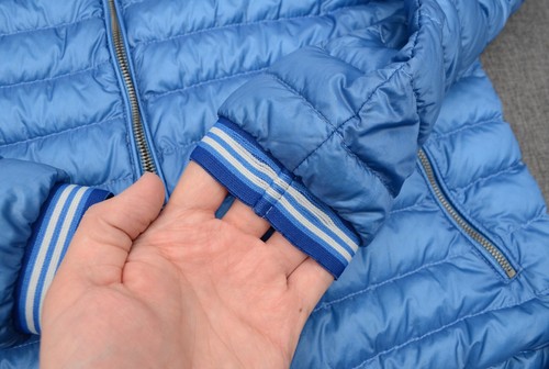 Authentic Men's Moncler David Blue Quilted Down Puffer Jacket Size 3,~M - Picture 20 of 22