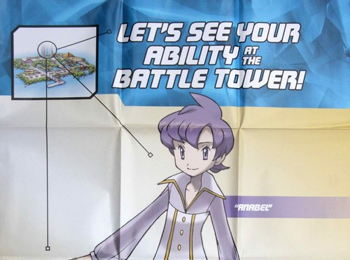 Pokemon League ANABEL Store Display Sign/Poster 860x560mm - Picture 2 of 4