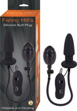 Fanny Hill's Silicone Inflatable Vibrating Anal Balloon Pump Butt Plug