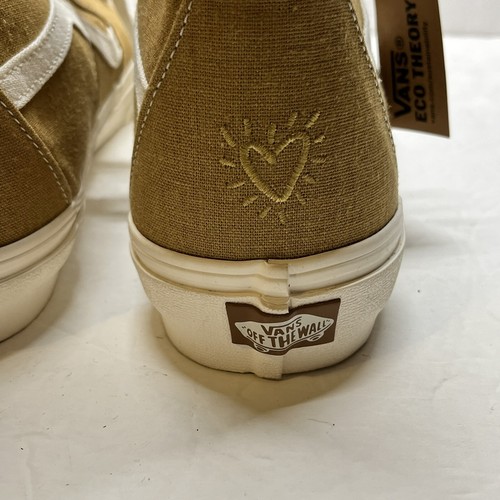 Vans Eco Theory Sk8-Hi Tapered Mens 11 Shoes Yellow Gold Peace Skate Sneakers - Picture 11 of 20