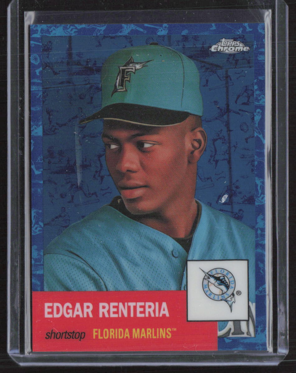 2022 Topps Chrome Platinum Anniversary #407 Edgar Renteria /199