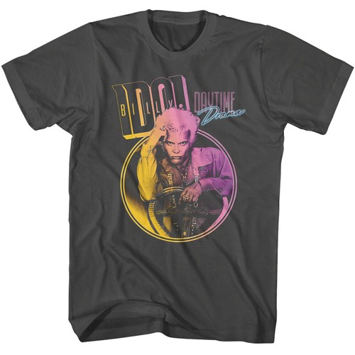 Billy Idol Daytime Drama Gradient Men's T Shirt Punk Rock Music Merch - Picture 1 of 5
