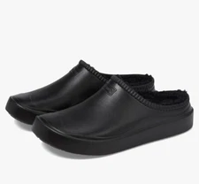 Hunter In Out Bloom Insulated Black Algae Foam Clog Womens US 12 EU 44