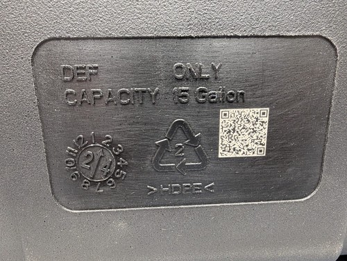 Cummins DEF 15 Gal Urea Tank A065K884 5510459 DIESEL EXH. FLUID HEADER 5513910 - Picture 3 of 17