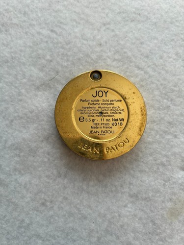 RARE Joy by Jean Patou Vintage Solid perfume in compact - Picture 4 of 5