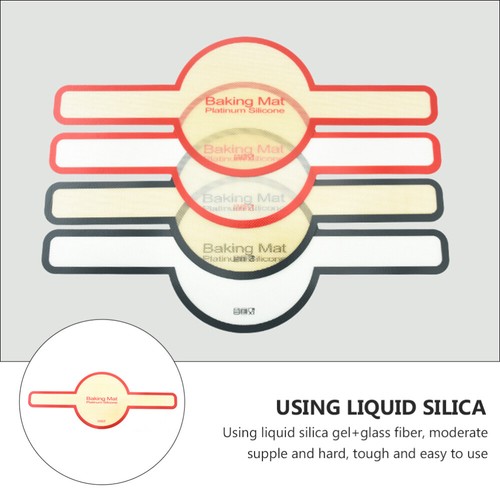 Silikon Backen Blatt Teig Kneten Matte Silikon Pizza Matte Silikon Gebäck Matte - Bild 5 von 12