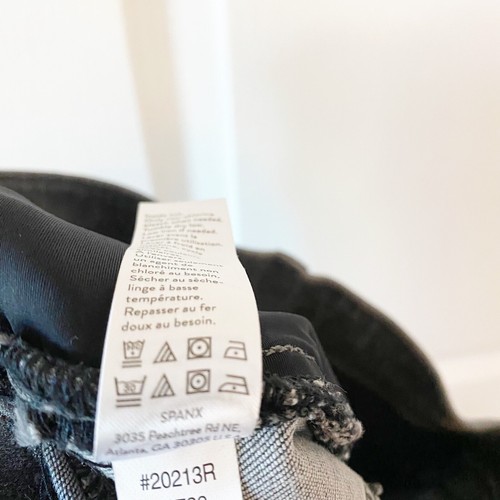 SPANX Damen Vintage Distressed Ankle Skinny Jeans Grau Größe M - Bild 14 von 14