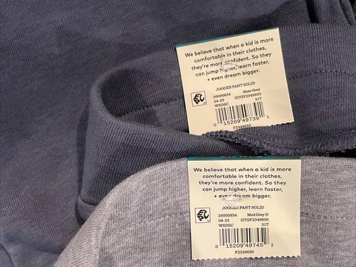 Garanimals Gray Jogger Pants - Lot of 2, Toddler Girl 5T NWT NEW - Picture 4 of 9