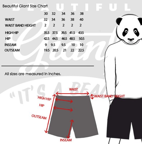 Herren Boardshorts 22" schnelltrocknend Badehose ohne Innenfutter Reißverschlusstaschen 36 Größe - Bild 2 von 10