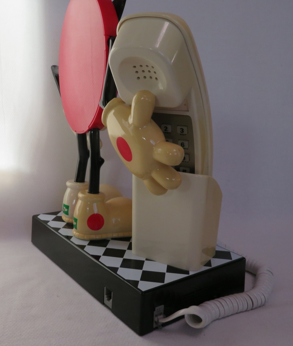 7up Cool Spot Novelty Telephone Touch tone phone, works Antique