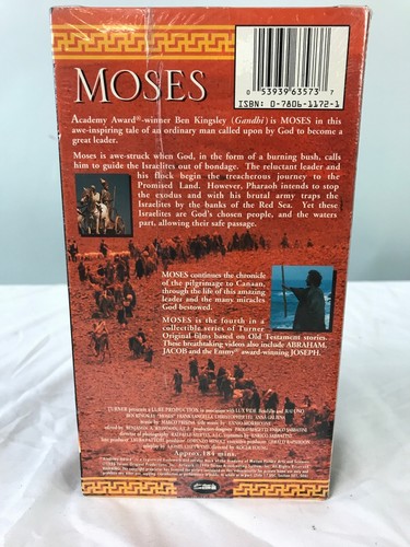 The Bible Collection Moses -Prince, Slave, Outcast, Prophet…VHS SET New - Picture 2 of 9