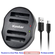 Kastar Battery Dual USB Charger for Sony NP-BN1 BC-CSN Sony Cyber-shot DSC-WX30