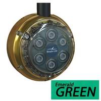 Bluefin Led Piranha Dl6 Surface Underwater Led Dock Light 2500 Lum Emerald Green Bluefin Led Piranha Dl6 Surface Underwater Led Dock Light 2500 Lum Emerald Green