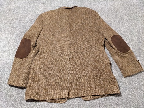 Harris Tweed Blazer Herren 44 Bremen Park Wilsons Vintage handgewebt schottische Wolle  - Bild 8 von 14