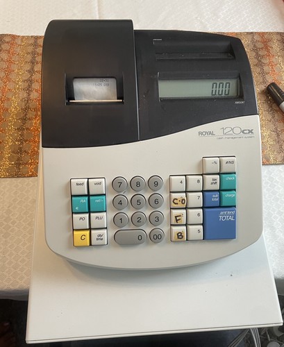 Royal 120CX Kassenverwaltungssystem Bondrucker, GEPRÜFT FUNKTIONIERT, mit Schlüssel - Bild 6 von 10