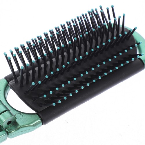 4 Pcs Klappes Haarkamm Reisebürste Tragbarer Spiegelkamm soldes Reisen Fräulein