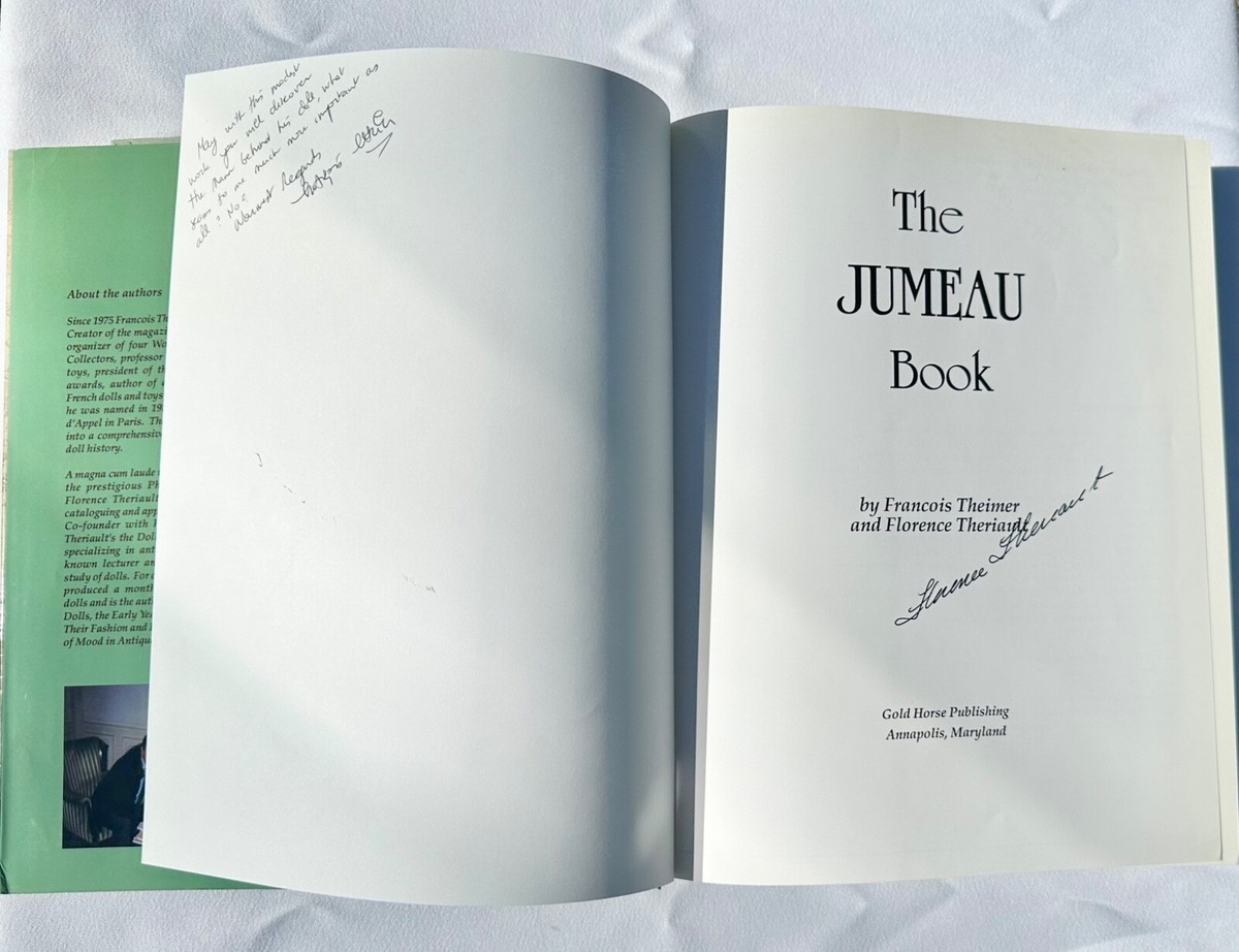 書 The Jumeau Book by Francois Theimer Jumeau Book by Francois Theimer and Florence Theriault (1996