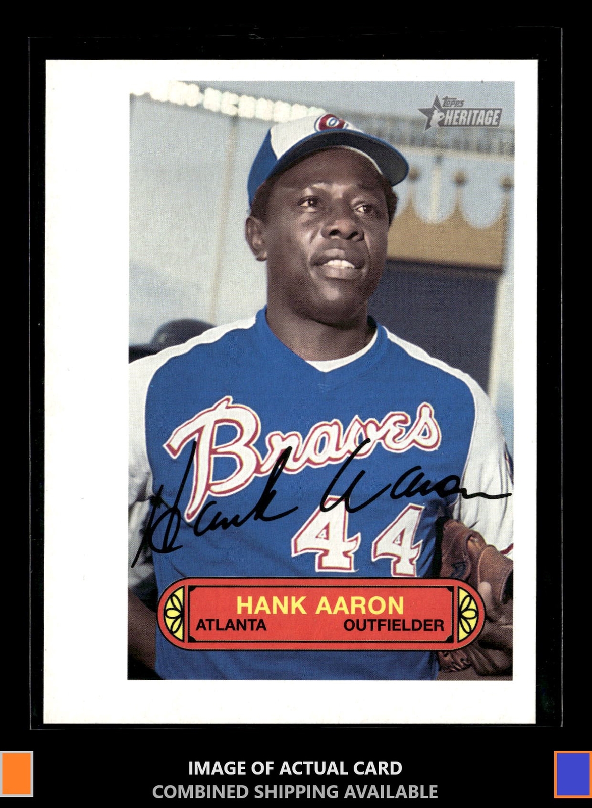 2022 Topps Heritage Hank Aaron 1973 Topps Pin-Ups Posters Box Toppers Braves
