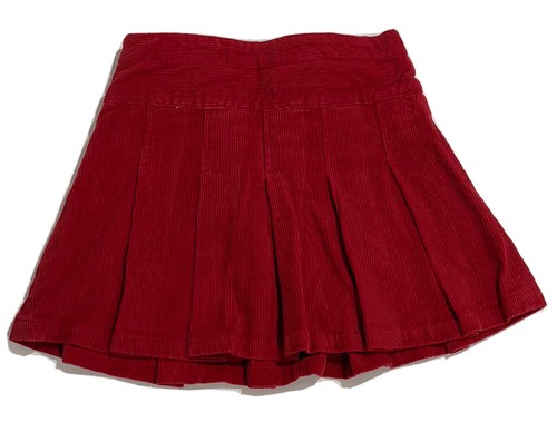 Disney Princess Girls Pleated Skirt Red With Pocket Size 8 - Pre-owned - Picture 3 of 14