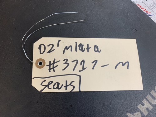 2001-2005 Mazda Miata Mx5 Oem Black Leather Seats Left Right NB2 01-05 *READ* - Picture 14 of 14