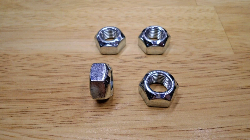 (GRADO 8) ¡TUERCAS DE BLOQUEO DEL BRAZO DE CONTROL! PARA CAMARO FIREBIRD NOVA CHEVELLE SS ETC (4 piezas) Foto 3 de 4